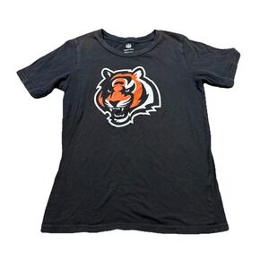 NFL Cincinnati Bengals Graphic Shirt Logo Football Youth Kids Medium 10/12